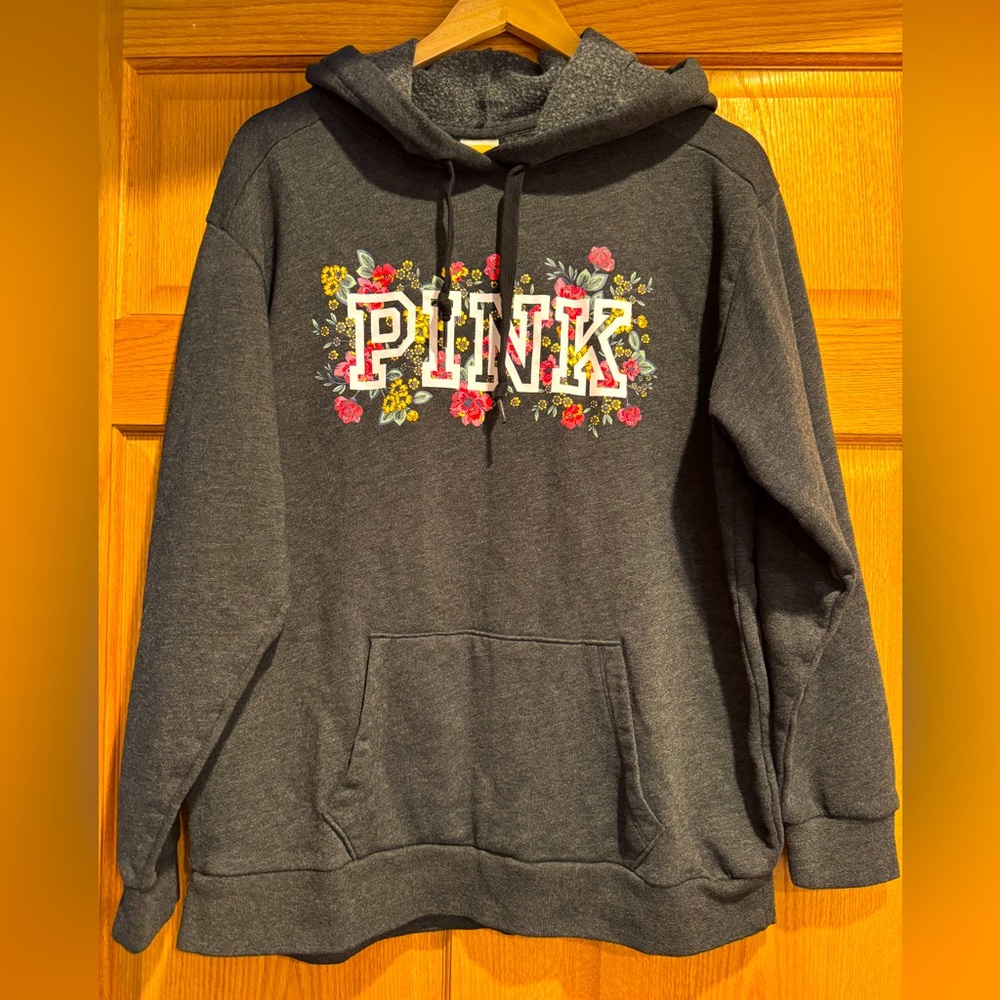 NWOT Victoria's Secret PINK Floral Hoodie - Picture 1 of 7
